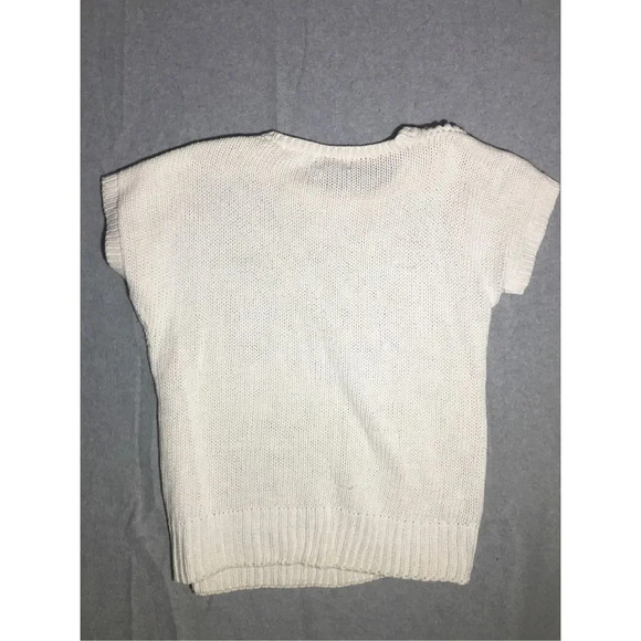 Womens Koret Blouse Size Large Multi Texture Sweater Hand Knit Minimalist - Picture 6 of 6